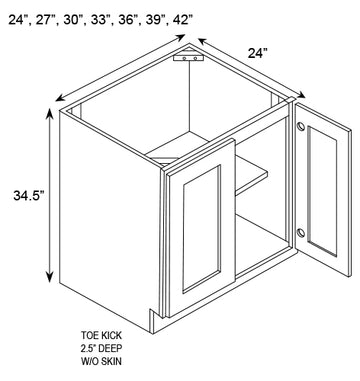 Full Hight Door Base Cabinets (24", 27" , 30", 33", 36", 39", 42")